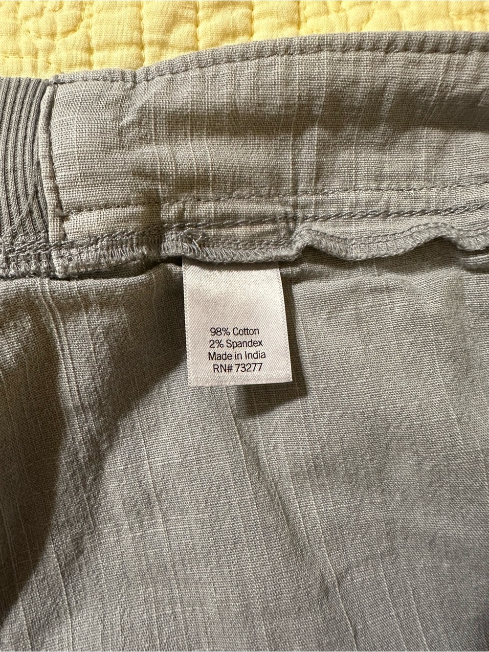 Women’s Sonoma Light Gray Cargo Cropped Pants - Picture 5 of 8